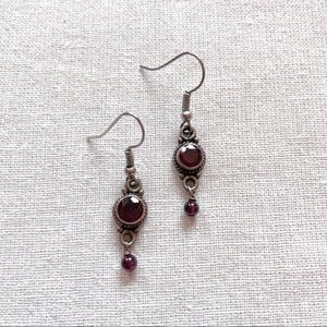 Vintage Garnet Earrings